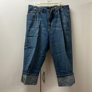 Vintage crop jeans